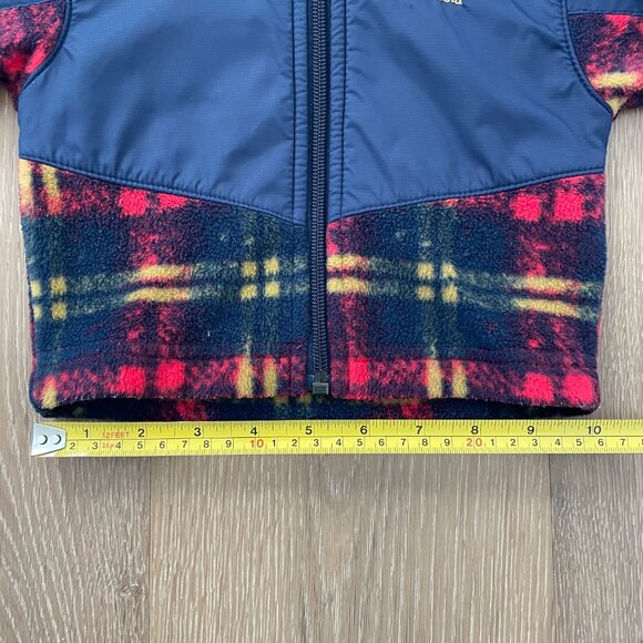 Columbia Jacket Infant 3-6 Months Blue Red Fleece Steen Mountain Full Zip Hoodie - Picture 10 of 13